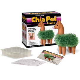 Chia CP439-01 Pet Llama Decorative Pottery Planter, Easy to Do and Fun to Grow