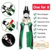 NENOWOND 2025 Upgraded 8-in-1 Wire Stripper with Voltage Tester –