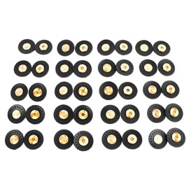 20 Sets Leather Magnetic Snap Multipurpose Magnetic Bag Fastener Clasp for Sewing DIY Craft Purses Bags Clothes Black