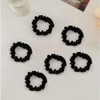 12Pcs Thin Floral Hair Ties, Soft Hair Scrunchies Elastic Hair