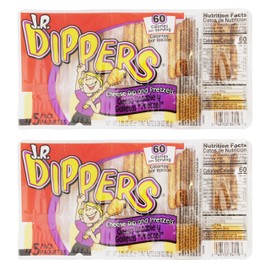 J.R. Dippers Cheese Dip & Pretzel Sticks Snacks (2 Packs)