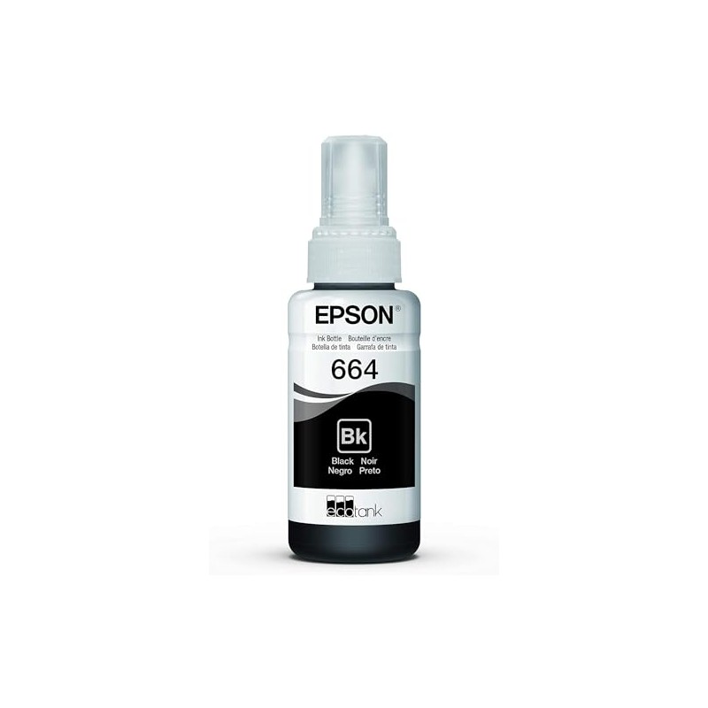 Epson Ecofit Botellas de Tinta Color Negro T664 2 Unidades