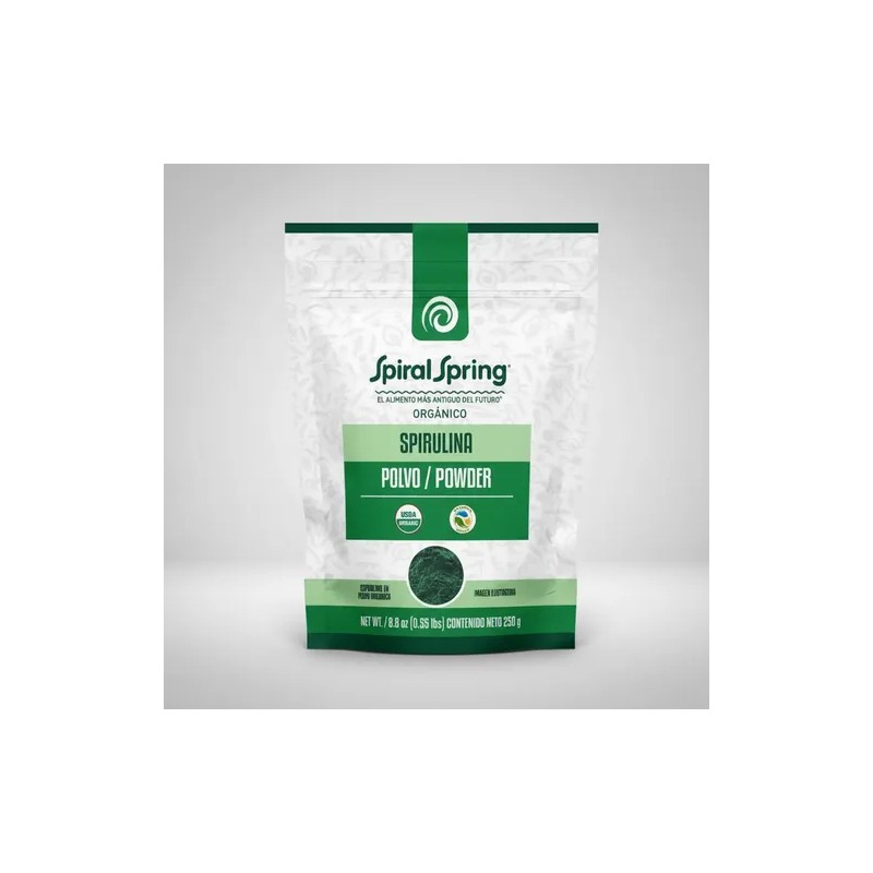 Alga Spirulina Maxima + Moringa Polvo Spiral Spring Orgánica