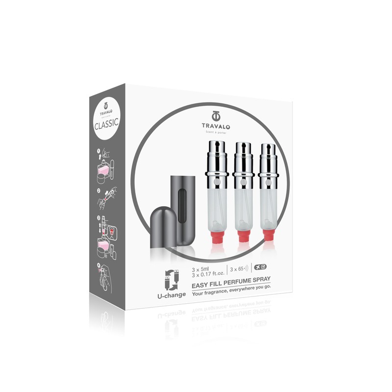 Travalo Classic Set nebulizzatore in titanio