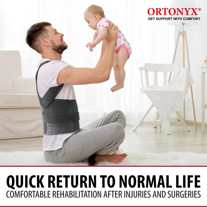 ORTONYX Comfort Posture Corrector Back Brace for Woman and Men,