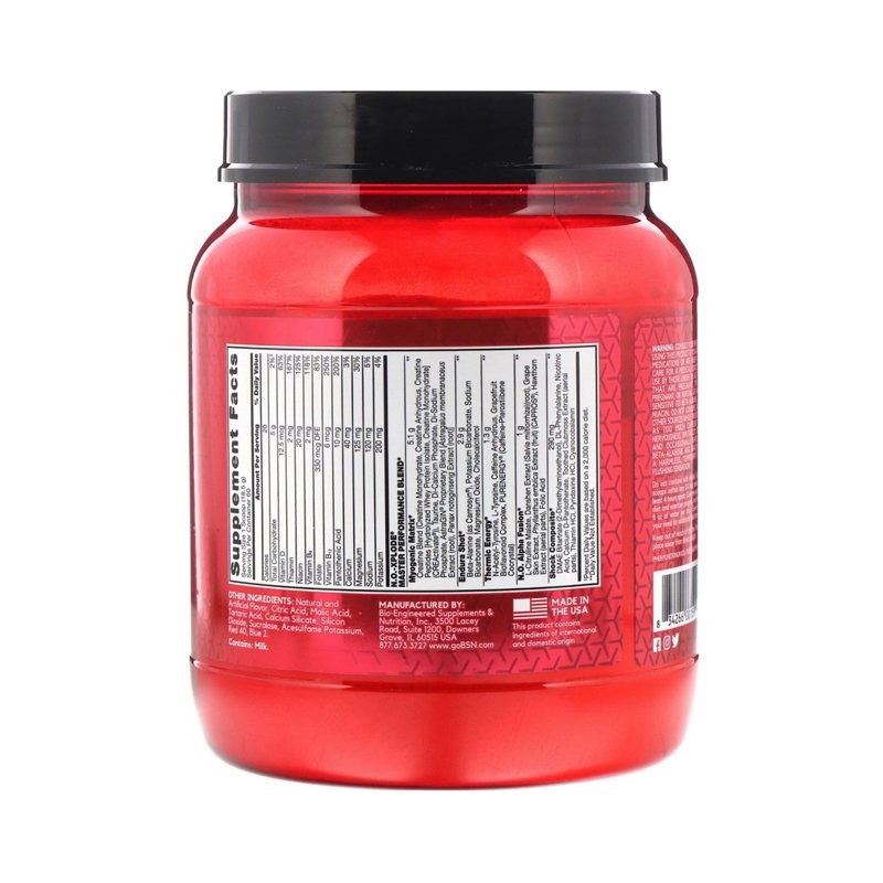 BSN NO XPLODE GRAPE 30 SERVIVIOS BSN BSN NO XPLODE