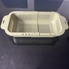 Sage Green Extendable Over-Sink Colander Strainer, 34-45 cm, Fruits Vegetable