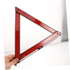 Healeved 3pcs Reflective Road Emergency Triangle Kit Warning Sign for