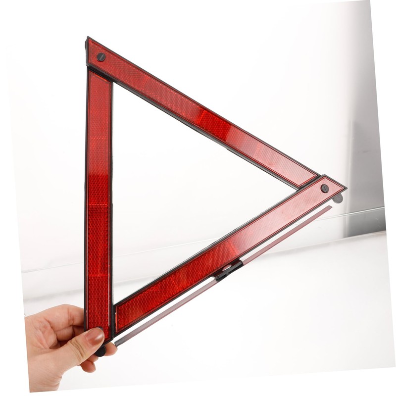 Healeved 3pcs Reflective Road Emergency Triangle Kit Warning Sign for