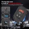 for Jeep Key Fob Cover with Keychain.No Screws Required for