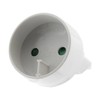 Inotech Adaptor with Socket Adapter M 6A, F, 16A, White