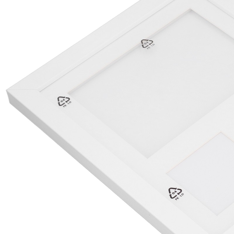 Baby Footprint Kit DIY 3 Compartment Newborn Handprint Footprint Frame