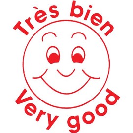 Xclamations X11891 Self-Inking Stamp for Teachers très bien [French Language]