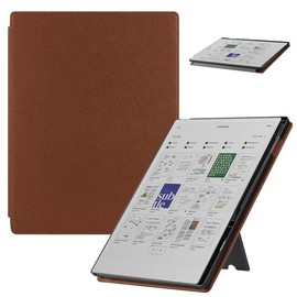Stand Case for Remarkable PaperPro Tablet 11.8 inch (2024 Released), Foldable Stand Folios Cover for Remarkable Paper Pro Digital Paper with Pencil Holder and Auto Sleep/Wake.Brown