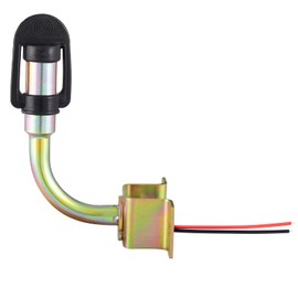 D-TECH Bracket for Rotating Light Rotatable with Cable, Brass Socket and Rubber Cap, Universal Holder Rotating Light for All Brands Agricultural Machinery and Tractors, Round Light Tractor Mount (2 Pieces)