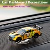 Fsocpen Metal Graffiti Car Model Dashboard Decoration,Alloy Model Drifting Spin,Dynamic