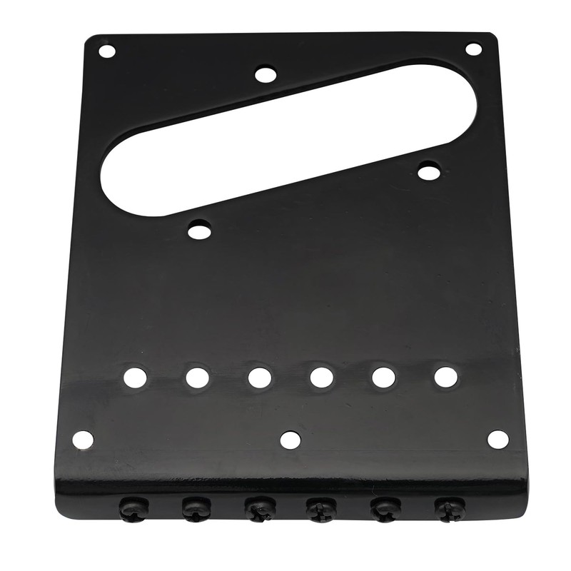Musiclily Pro 54mm Tele Bridge with Modern Zinc Alloy 6-Saddles