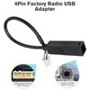 Zenoruslky Android Radio Harness Kit 24Pin Car Stereo Wiring Harness