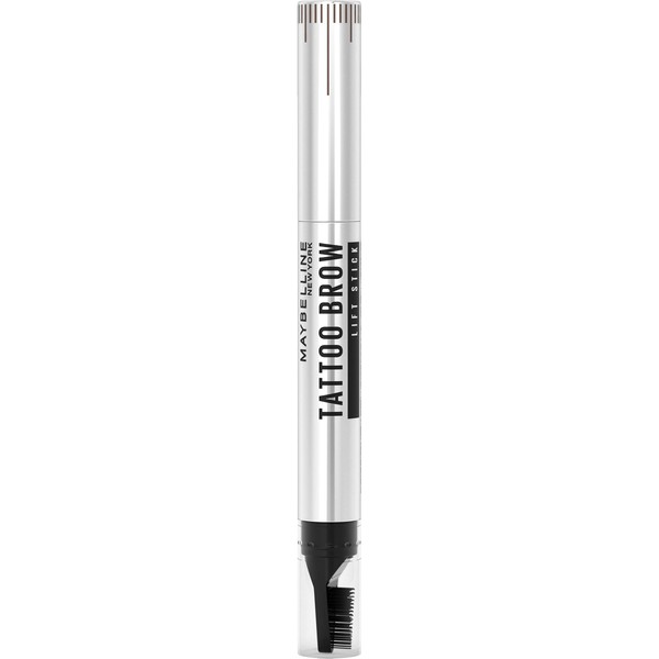 Maybelline New York Eyebrow Pencil for Refilling and Lifting, Up to 24 Hours Styled Eyebrows, Tattoo Brow Lift 2-in-1, Colour: 00 Clear, Pack of 1