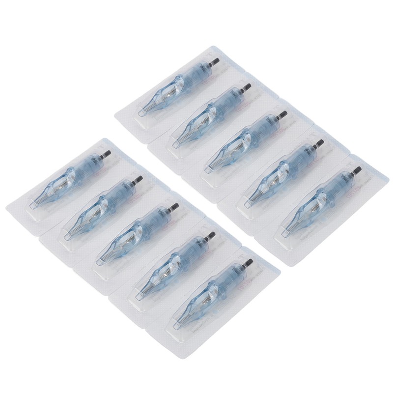 10pcs Stainless Steel Cartridge Needles Set Professional Salon Disposable Cartridge