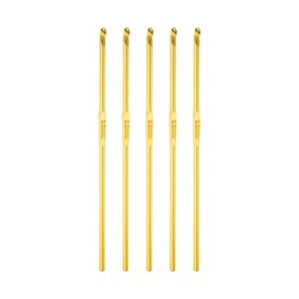 sourcing map Pack of 6 Crochet Hooks Aluminium Crochet Hook Set Crochet Hooks Set 3.5 mm Knitting Needles Crochet Hook Replacement Crochet Hooks Knitting Tools Accessories for Beginners DIY Craft Yarn