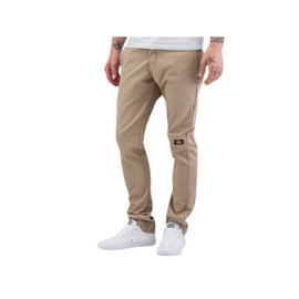 Dickies Skinny Fit Double Knee Work Pants. Desert Sand, 32 32