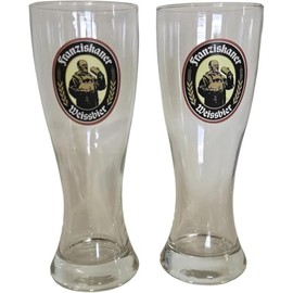 Franziskaner Weissbier Wheat Beer Glass | XL .5 L Glass - SET OF 2