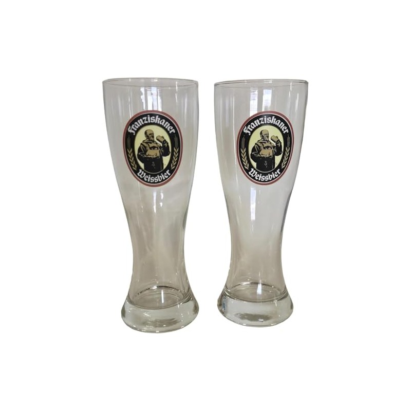 Franziskaner Weissbier Wheat Beer Glass | XL .5 L Glass
