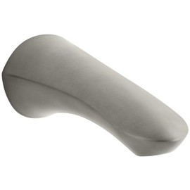 Kohler K-5328-BN Refinia Wall-Mount Non-Diverter Bath Spout, Vibrant Brushed Nickel