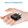 6 Pack of European to US Plug Adapter, Plug Converter,