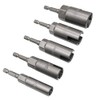 Saipor 5 Pieces Power Wing Nut Driver, 1/4 Inch Hex