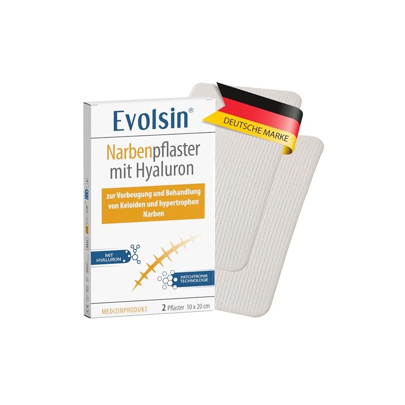 Evolsin Scar Patch with Hyaluronic & Patchtronic - For Surgical