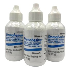 Polvo Stomahesive 3 Botes De 28.3 Gramos, No Fact. Blanco