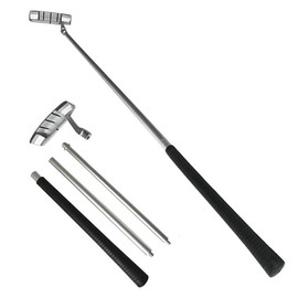 Putter Collapsible 3 Section Two Way  Putter with Balls Left and Right Handed Easily Use for Kids Adults  Clubs Accessories