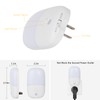 echosari LED Red Night Lights Plug into Wall, 2 Pack