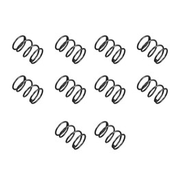 TA-VIGOR 10Pcs Compressed Spring, 14mm OD, 1.2mm Wire Size, 20mm Free Length, Spring Steel Construction Extended Mechanical Compression Springs for Home Repairs, DIY Projects