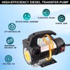 Diesel Transfer Pump 12V DC 10GPM Portable Fuel Transfer Pump