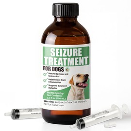 Seizure Support Liquid for Dogs & Cats 100 mL | Natural Epilepsy Supplement | Helps Reduce Frequency & Intensity of Seizures | Easy to Give with 3 ml Dropper