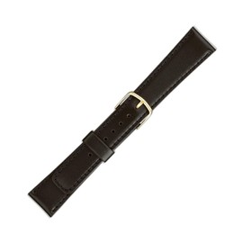 Maruman D014/G 77763 Watch Band, Cow (Calf), Made in Japan, Black, 0.5 inches (13 mm), Black, Casual