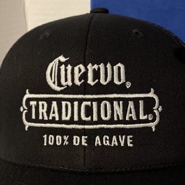 Jose Cuervo Set of 2 Cuervo Tradicional 100% De Agave Trucker Style Black SnapBack Hats