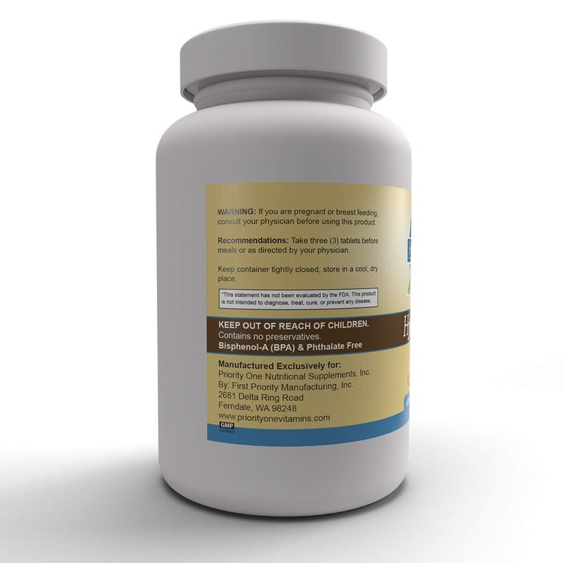 Priority One Vitamins Hypo Gest 120 Tablets - Mega Clinical