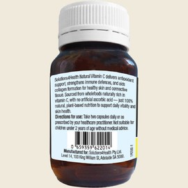 Solutions 4 Health Natural Vitamin C 60 Caps