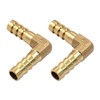 Hordion 2PCS 5/16" Hose Barb Fitting 90 Degree Elbow Connector,