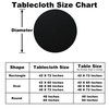 Limalred Fitted Spandex Round Tablecloth, Soft Skin Friendly Non Pilling