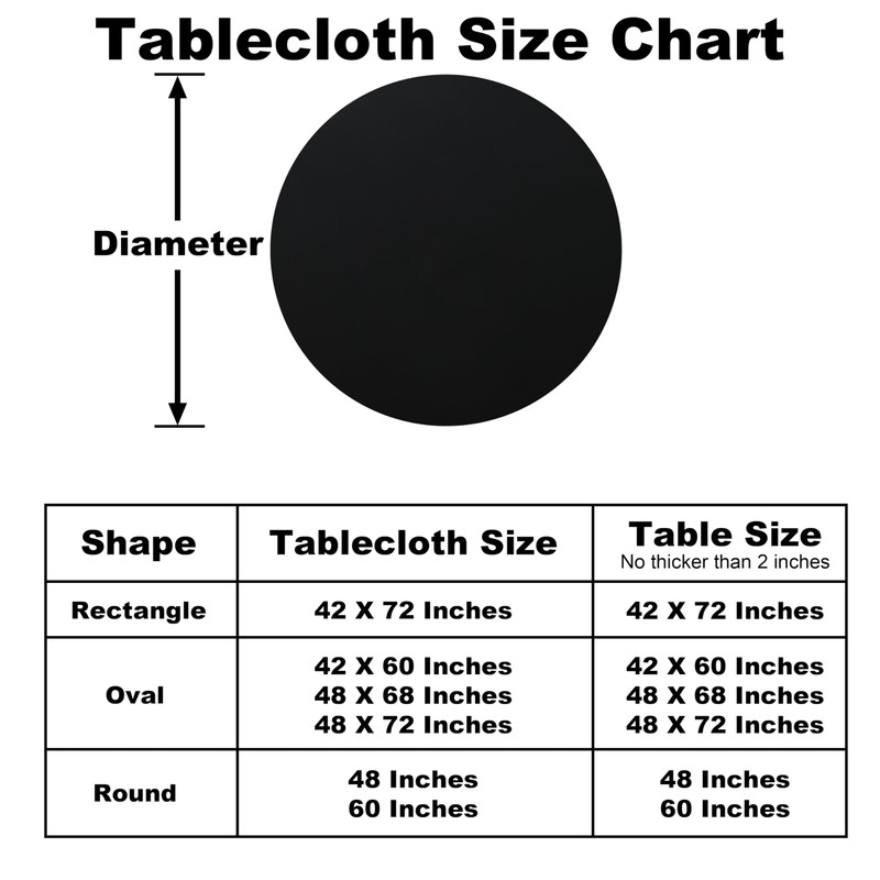 Limalred Fitted Spandex Round Tablecloth, Soft Skin Friendly Non Pilling
