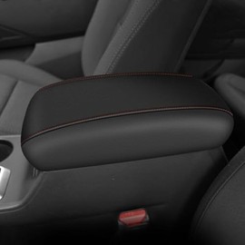 MIT Car Center Console Lid Pad Armrest Cover PU Leather For 2016-2021 Hyundai Tucson