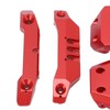 RC 1/18 Bumper Replacement Aluminum Alloy RC Front Rear Bumpers