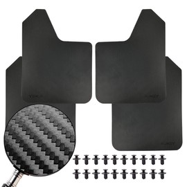 XUKEY 4pcs/Set Universal Carbon Fiber Effect Mudflaps for Car Pickup SUV Van Truck Mud Flaps Splash Guards Mudguards Dirty Traps