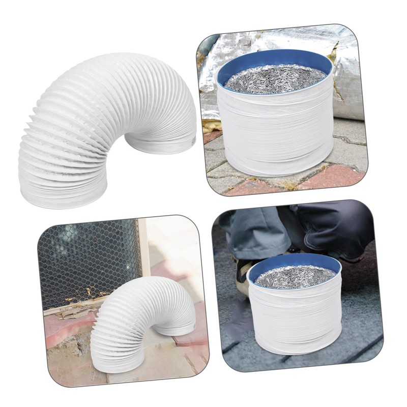 Operitacx Flexible PVC Air Conditioner Hose Vent Pipe for Drum