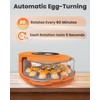 15 Egg Incubator with Side Water Refill, Auto Humidity Control,